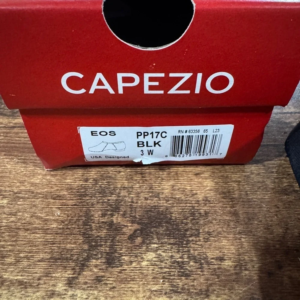 🖤 Capezio Canvas Jazz Shoes Youth 3W Black – Dance, Ballet, Theater 💃🏻